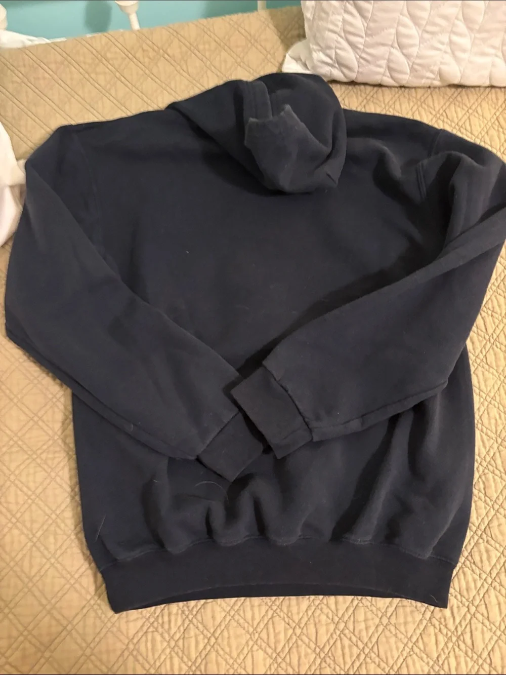 Boys Champion Navy Virginia Lacrosse Pullover Hoodie